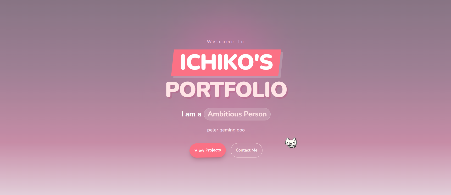 Portfolio Website preview